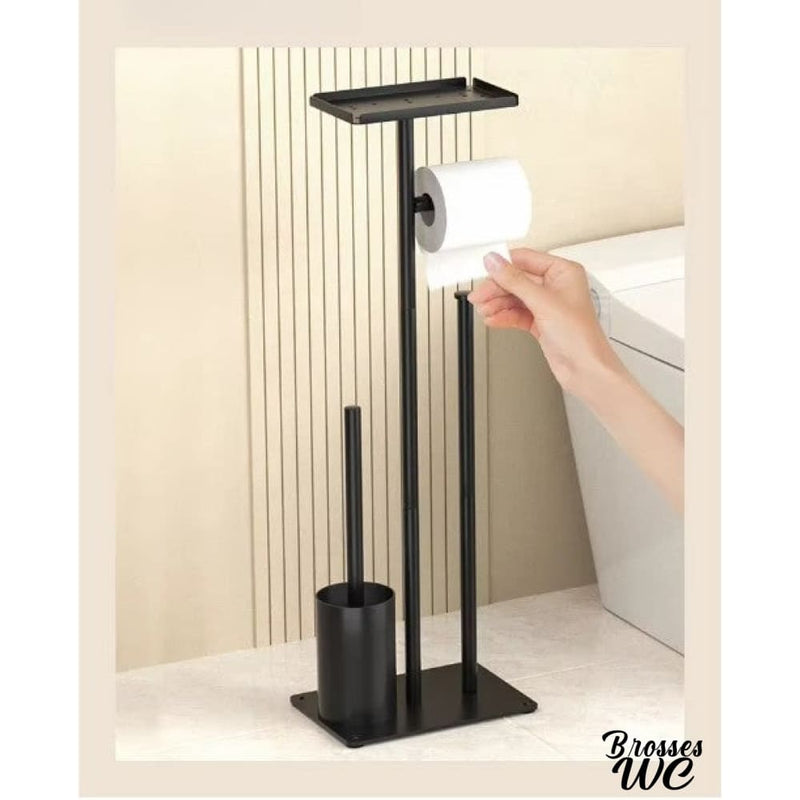 Ensemble derouleur brosse wc