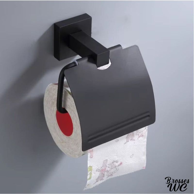 Ensemble derouleur papier wc et brosse