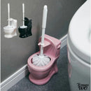 Imitation wc en porte brosse