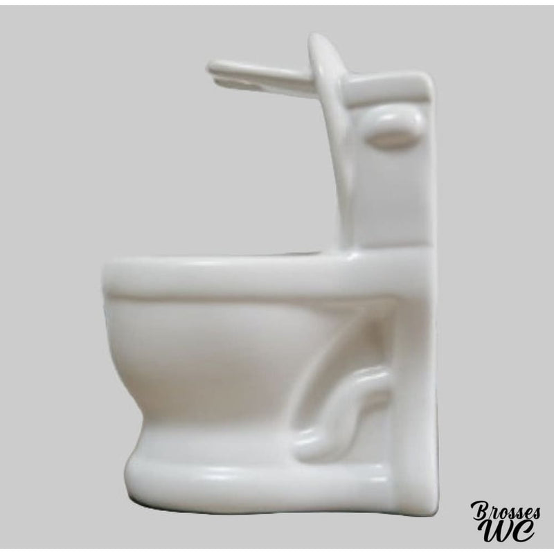 Imitation wc en porte brosse