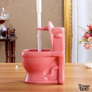 Imitation wc en porte brosse