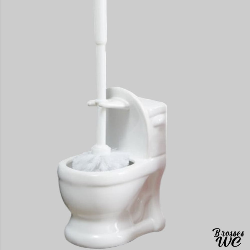 Imitation wc en porte brosse