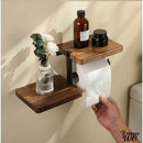 Meuble porte rouleau papier wc bois