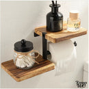 Meuble porte rouleau papier wc bois