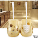 Porte brosse toilettes wc rétro