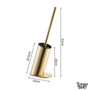 Porte brosse wc acier