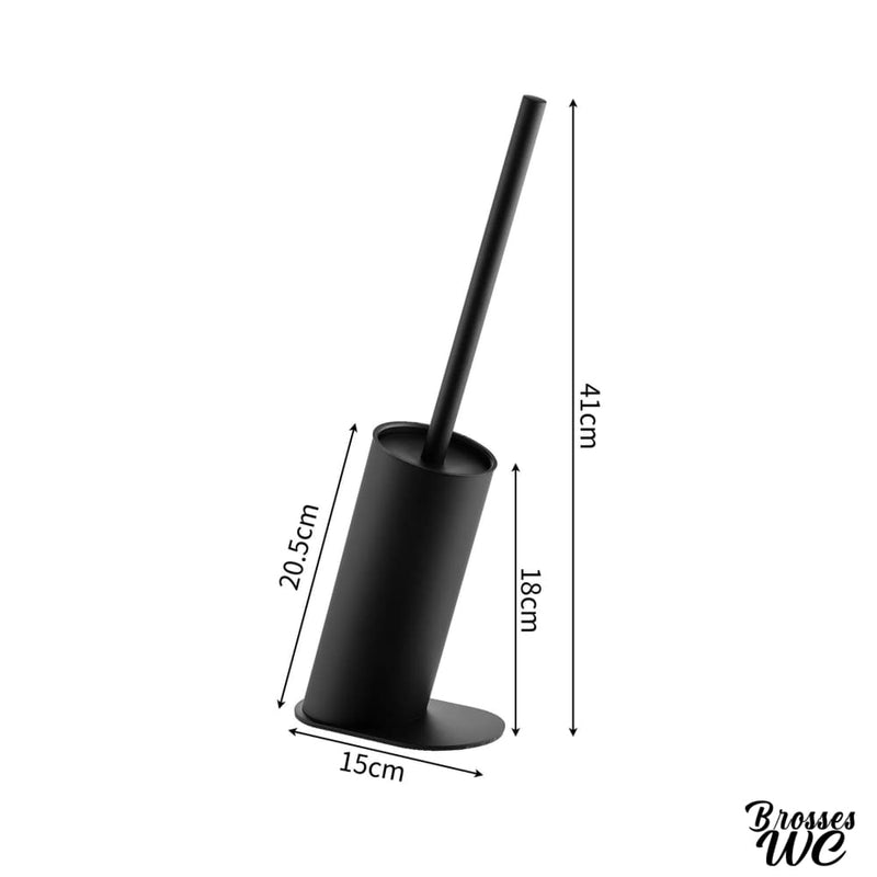 Porte brosse wc acier