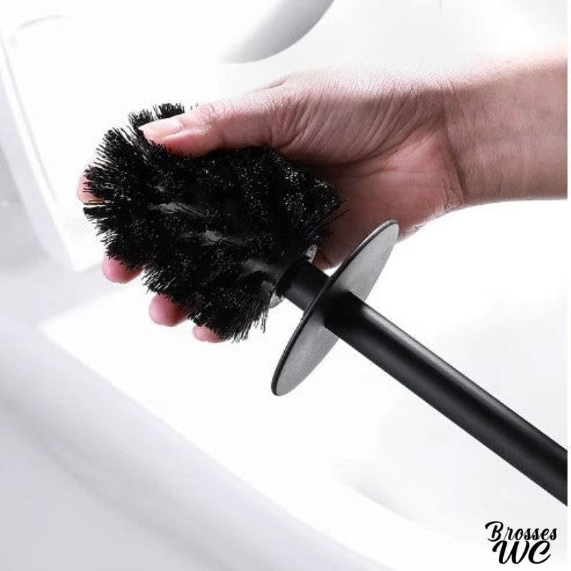 Porte brosse wc acier
