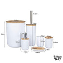 Porte brosse wc bambou