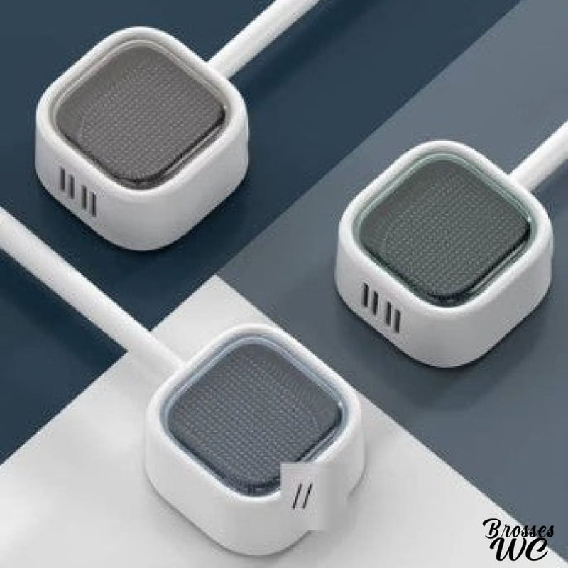 Porte brosse wc carré mural