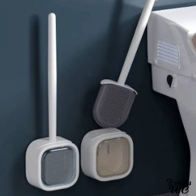 Porte brosse wc carré mural