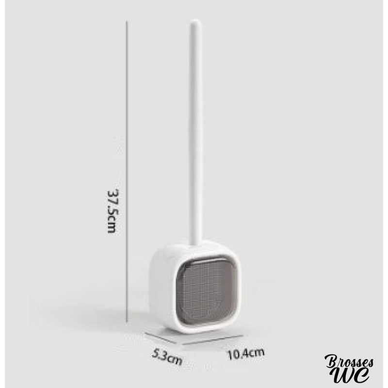 Porte brosse wc carré mural