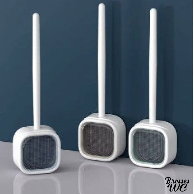 Porte brosse wc carré mural