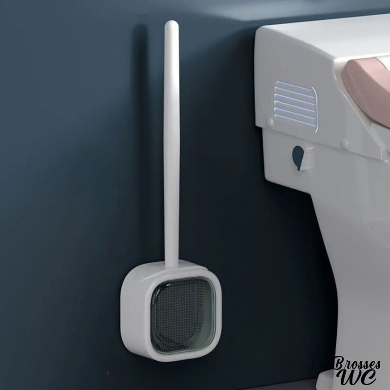 Porte brosse wc carré mural