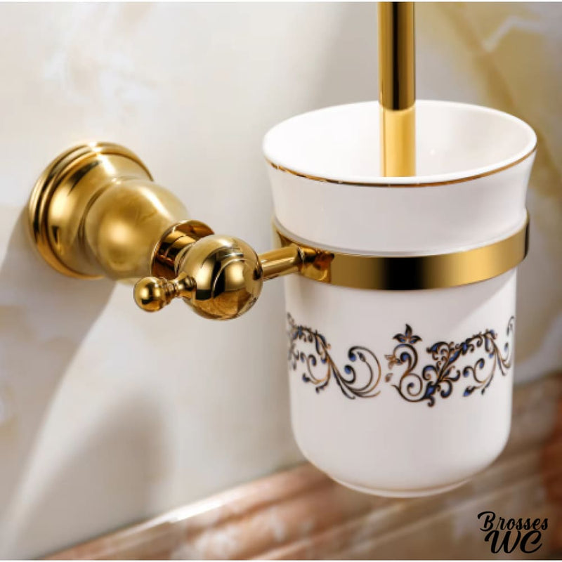 Porte brosse wc céramique vintage