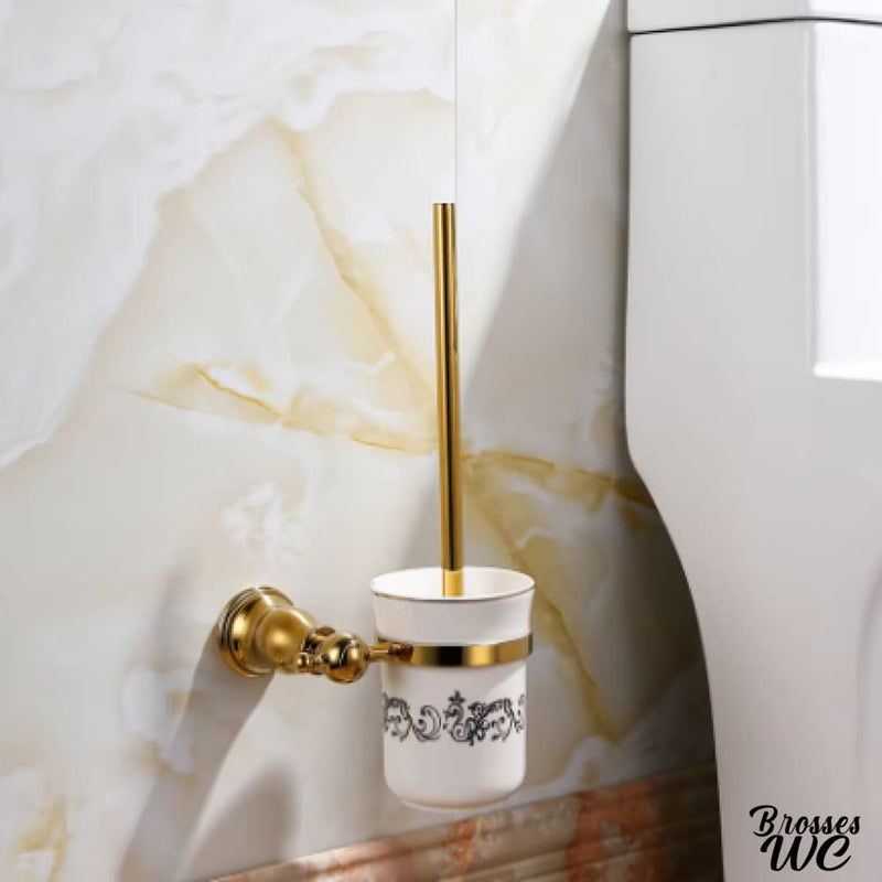 Porte brosse wc céramique vintage