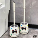 Porte brosse wc chat