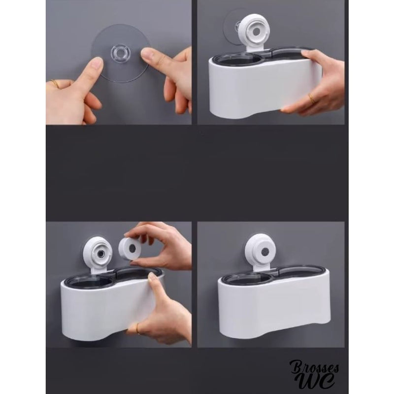 Porte brosse wc discret