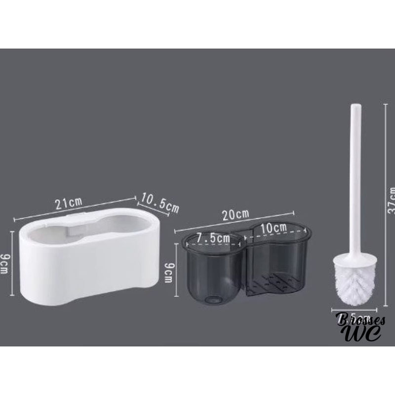 Porte brosse wc discret