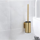 Porte brosse wc doré