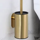 Porte brosse wc doré