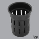 Porte brosse wc mural noir