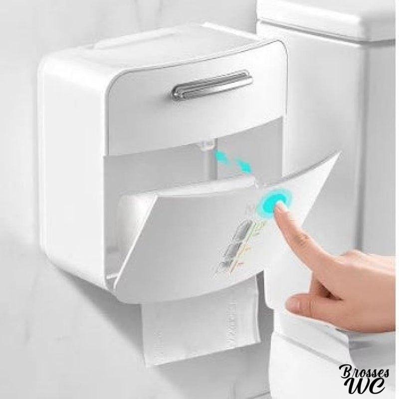 Porte papier toilette adhesif