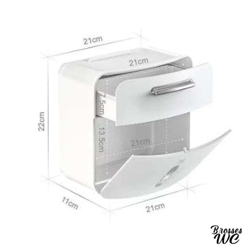 Porte papier toilette adhesif