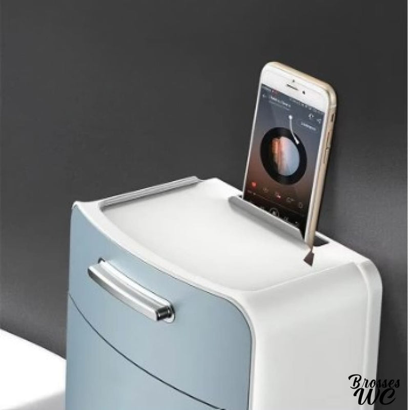 Porte papier toilette adhesif