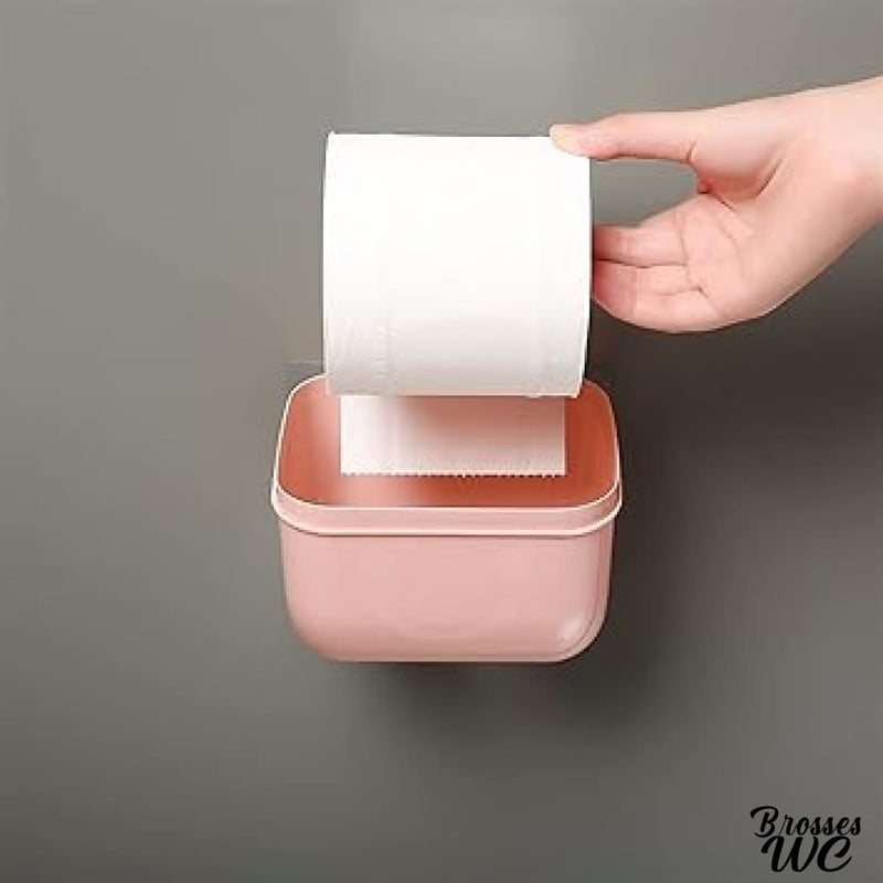 Porte papier toilette adhesif
