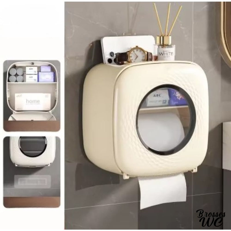 Porte papier toilette avec rangement