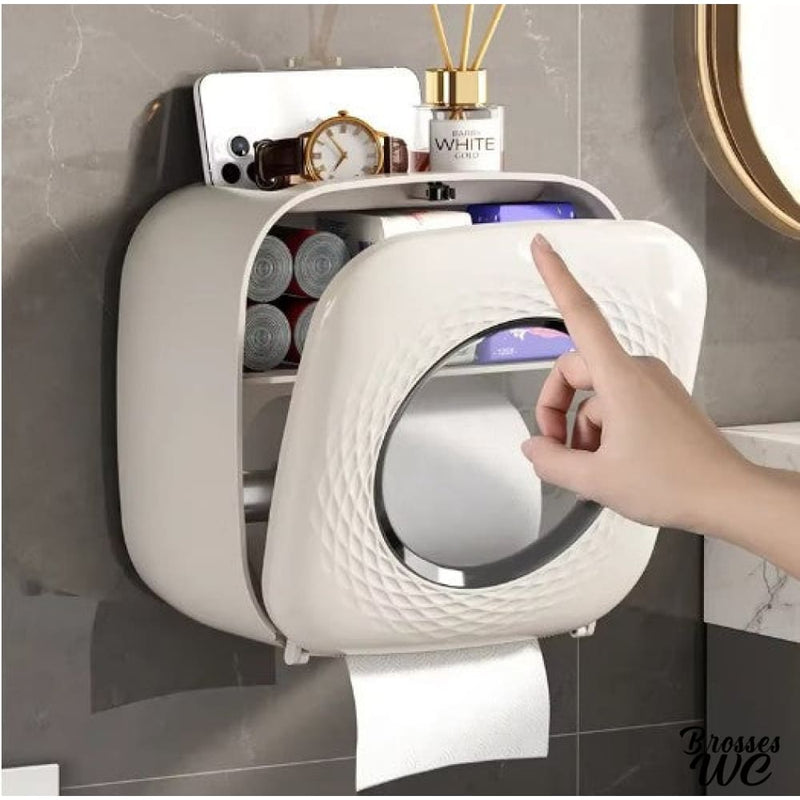 Porte papier toilette avec rangement