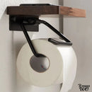 Porte papier toilette bois