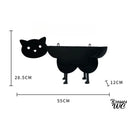 Porte papier toilette chat