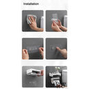 Porte papier toilette sans percer