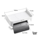 Porte papier toilette sans percer