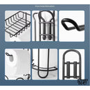 Porte papier toilette sur pied avec tablette