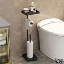 Porte papier toilette sur pied design