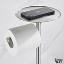 Porte rouleau avec réserve wc design