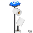 Porte rouleau avec réserve wc design