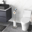 Porte rouleau avec réserve wc design