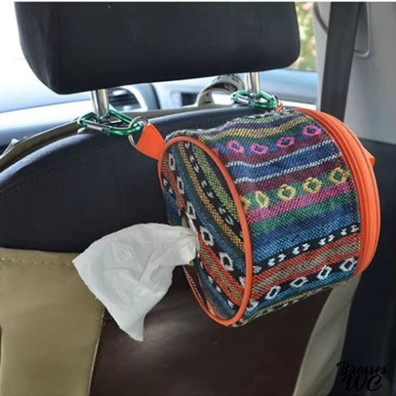 Porte rouleau de papier wc en tissus