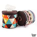 Porte rouleau de papier wc en tissus