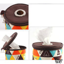 Porte rouleau de papier wc en tissus