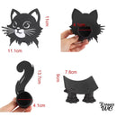 Porte rouleau papier toilette chat