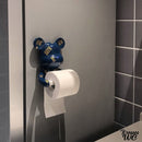 Porte rouleau papier toilette mural ours