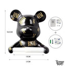 Porte rouleau papier toilette mural ours
