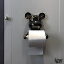 Porte rouleau papier toilette mural ours