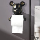 Porte rouleau papier toilette mural ours