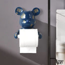 Porte rouleau papier toilette mural ours